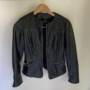 Zara faux leather jacket